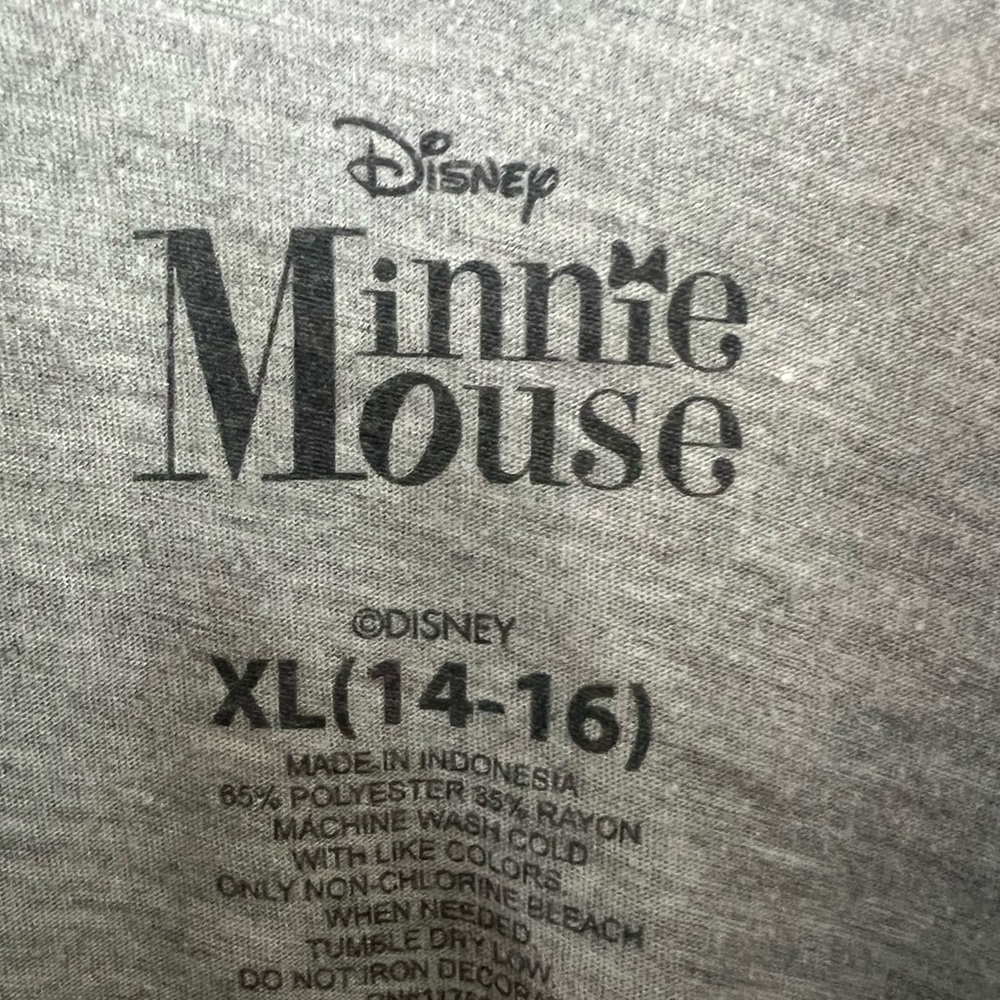 Disney Minnie Mouse Shirt Girls 14-16 - Picture 3 of 4